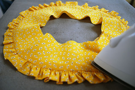 Baby sunhat hat with ruffles and ties free sewing pattern and DIY tutorial