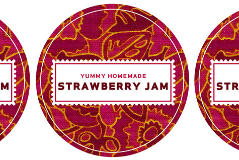 Merriment Free canning labels template by Kathy Beymer