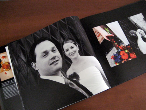 Blurb custom wedding book by Kathy Beymer