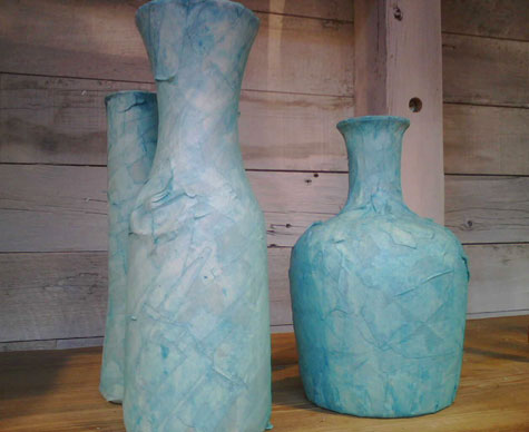 Craft Ideas Vases on Inspiration  Tape Vases At Anthropologie   Free Clever Craft Ideas