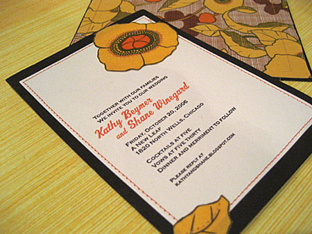 Here are our sewn fabric wedding invitations that were featured in the The Here are our sewn fabric wedding invitations that were featured in the The