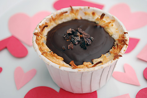 Valentine Desserts on Toasted Coconut Chocolate Valentine Dessert With Cacoa Nibs   Free