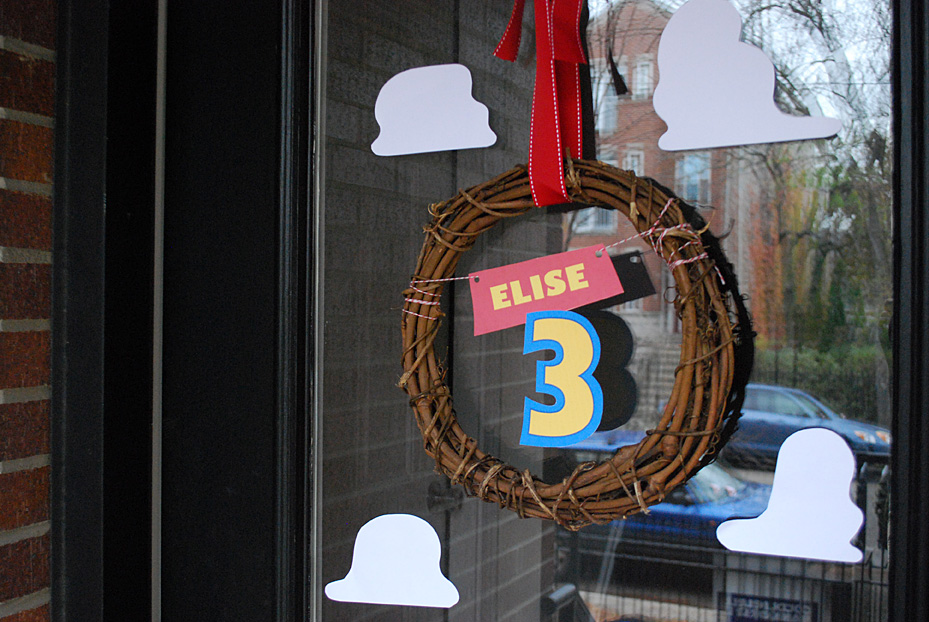 Toy Story Birthday Party Door Decoration idea Toy Story birthday party sign