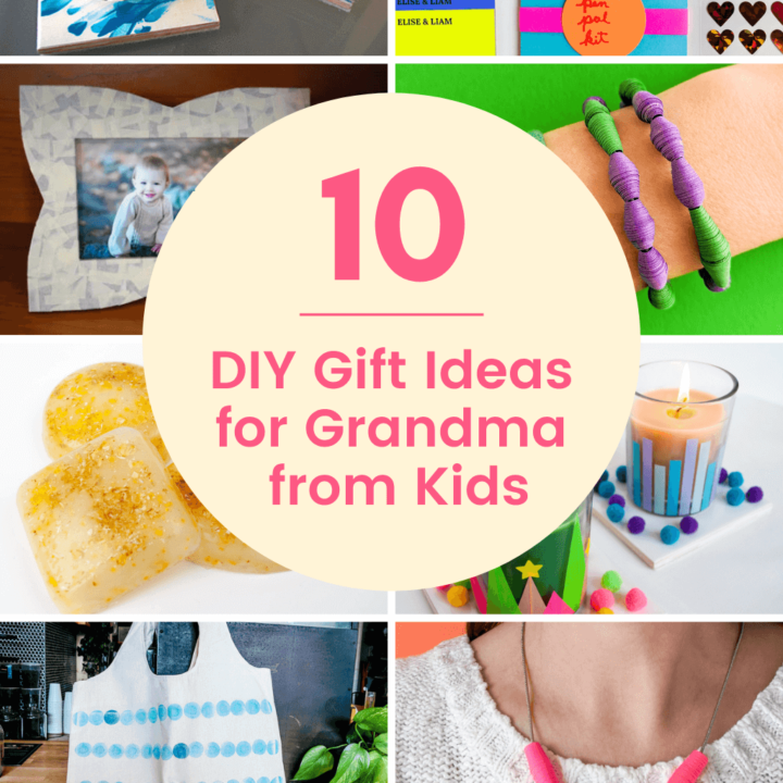 10 DIY gift ideas for Grandma from Kids