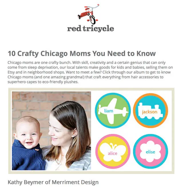 10 Crafty Chicago Moms You Need to Know: Red Tricycle