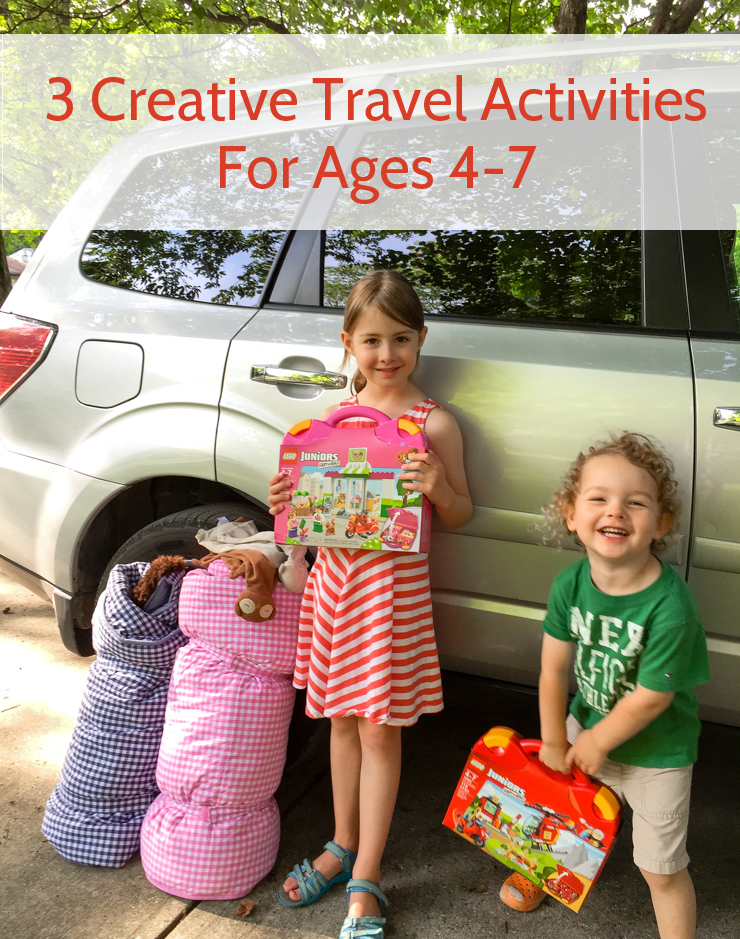 Three clever ways to take creative play on-the-go #LEGOSummer #CleverGirls