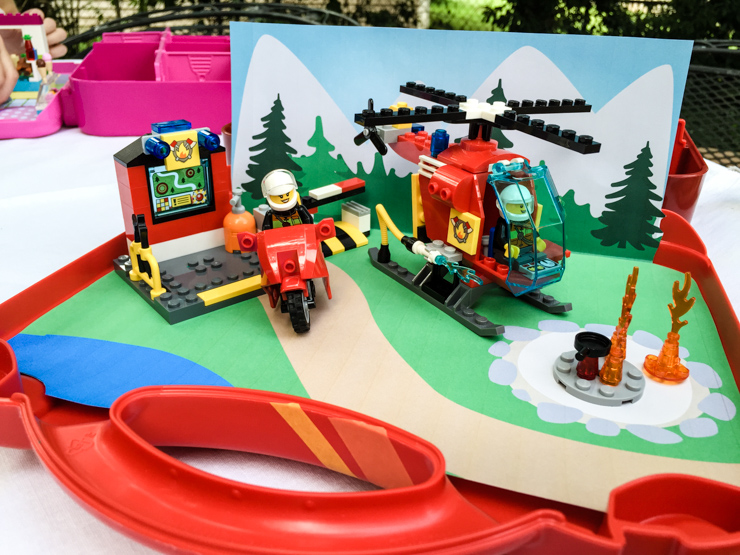 Three clever ways to take creative play on-the-go #LEGOSummer #CleverGirls