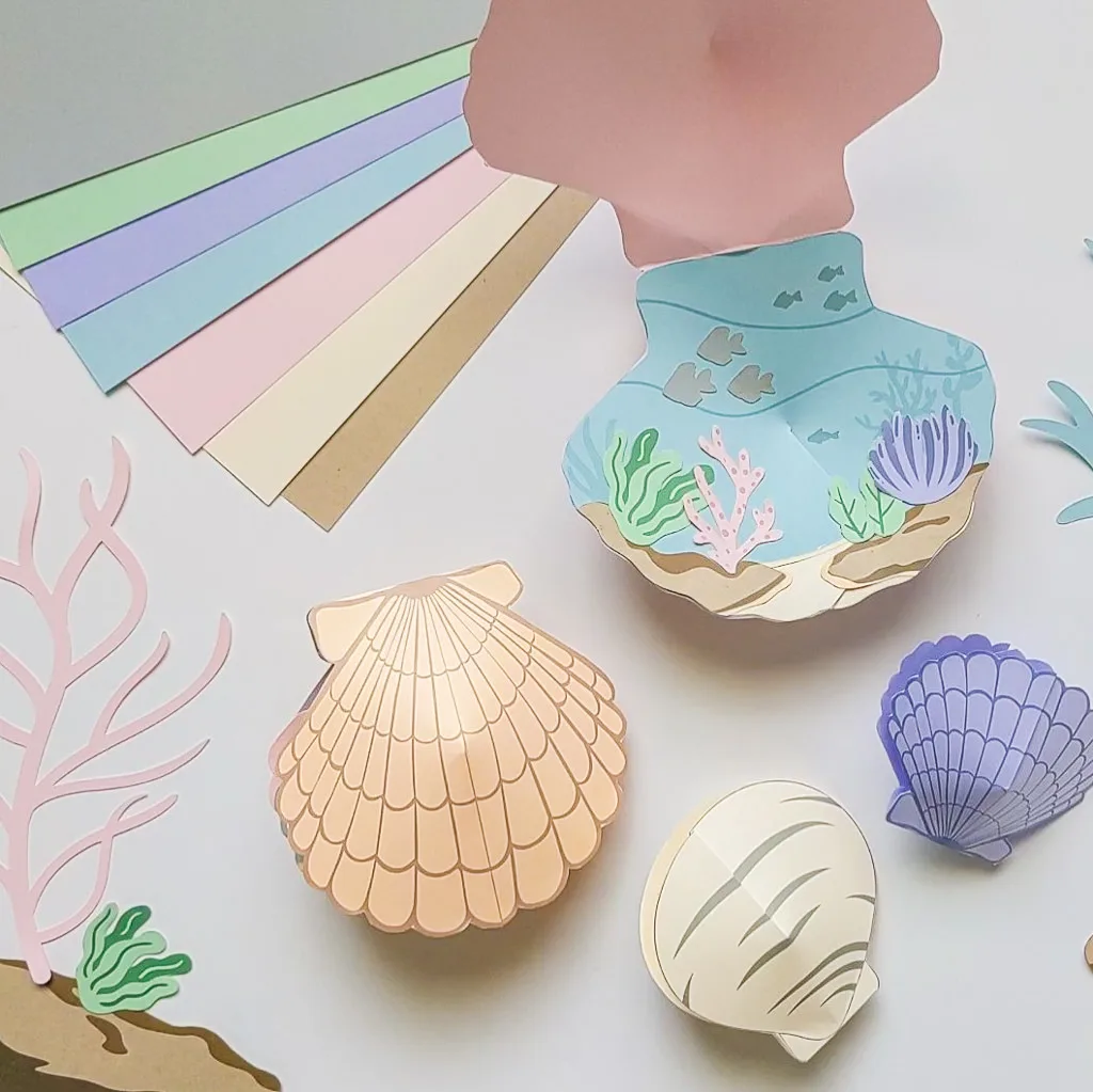 DIY seashells summer craft kids - Merriment Design