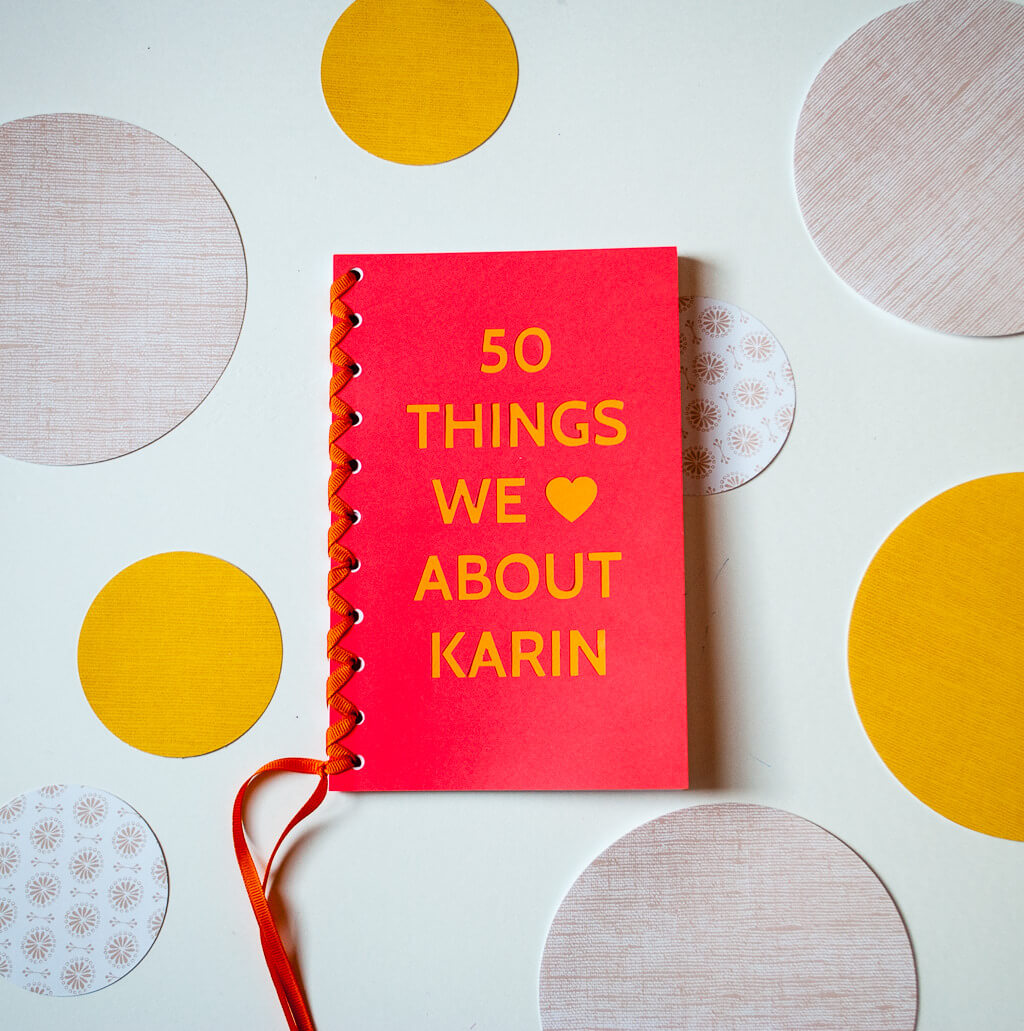 50 Things We Love About You book - 50th