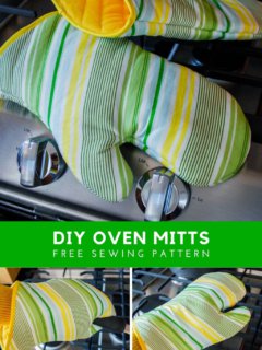 DIY oven mitts free sewing pattern