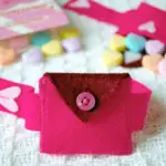 Valentine’s Day Felt Heart Pocket Bracelet for Valentine's Day