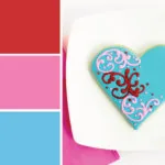 Color Inspiration: Heart Sugar Cookies for Valentine's Day