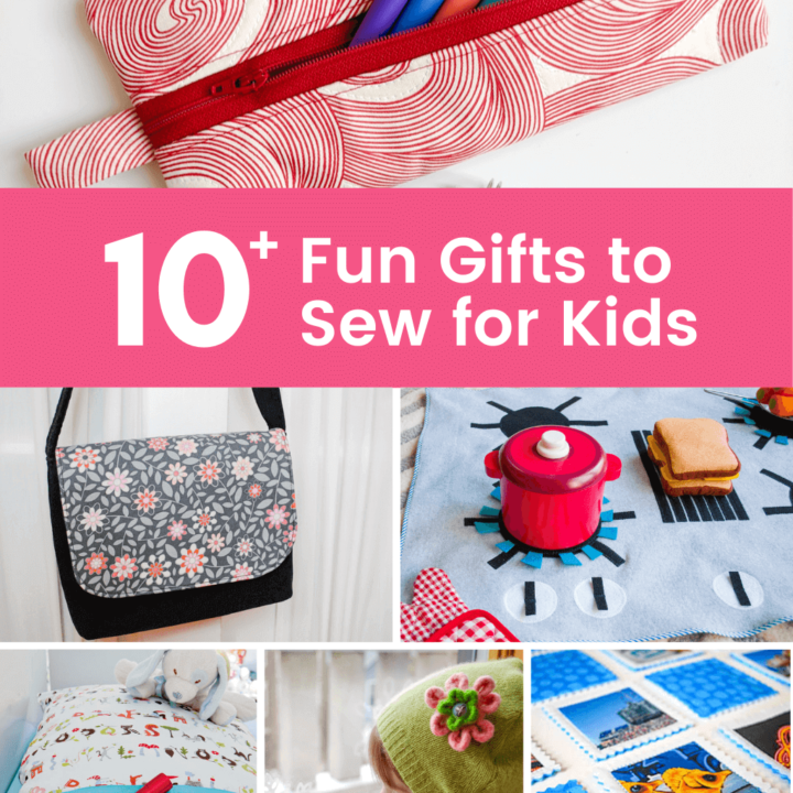 Fun DIY gifts to sew for kids