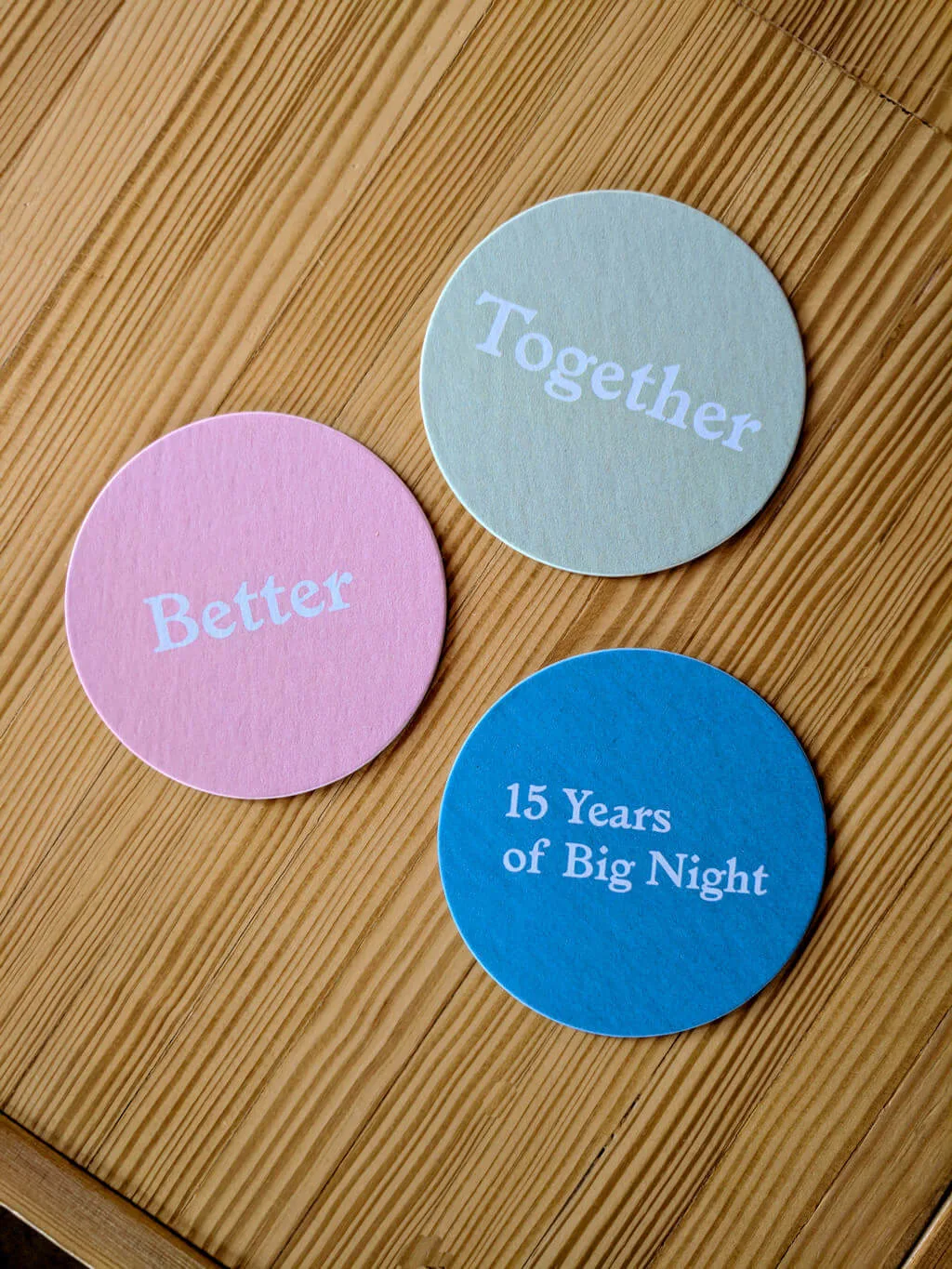 DIY coasters party decoration