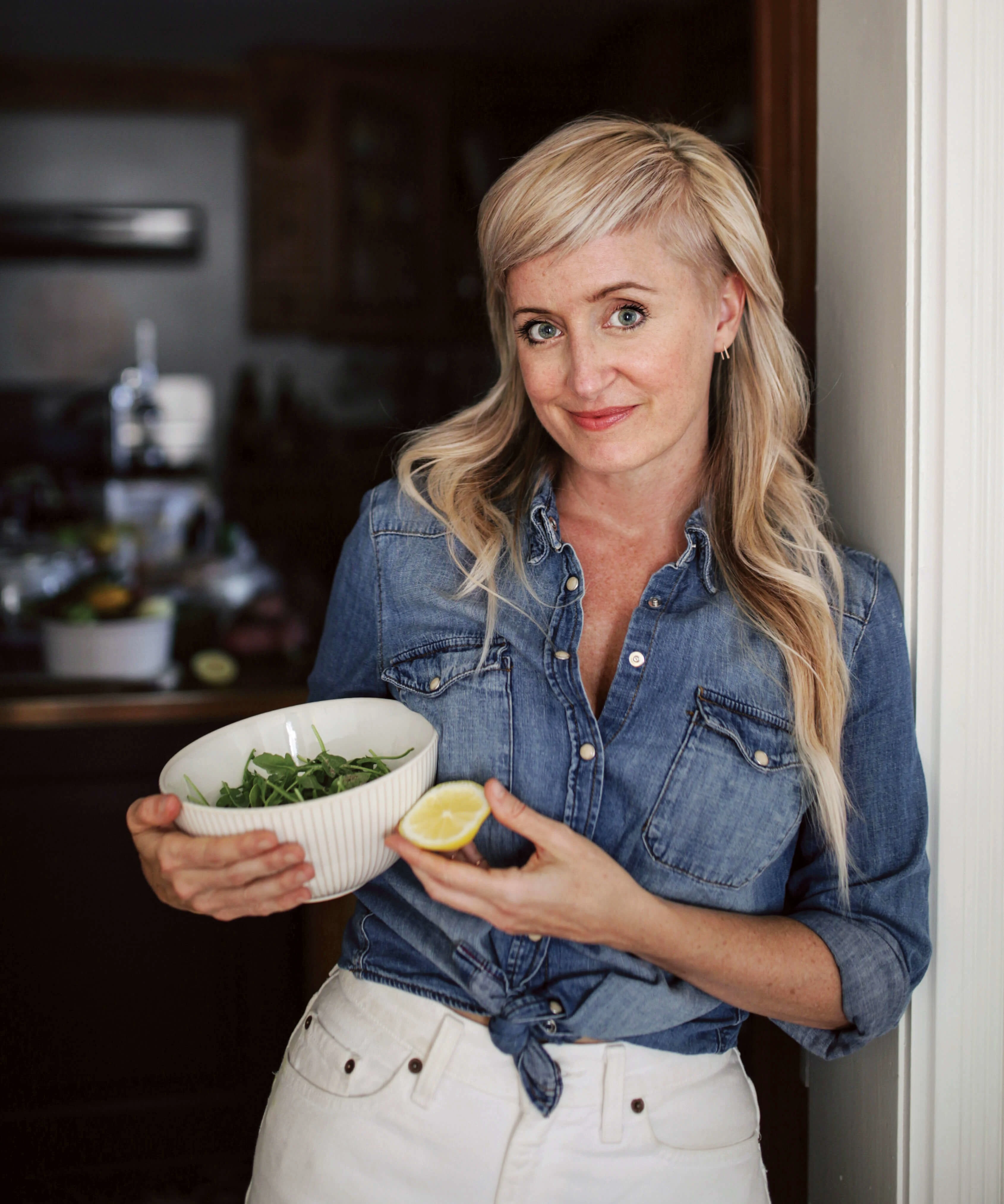 Heather Crosby of the YumUniverse Pantry to Plate Cookbook [image © Pang Tubhirun]