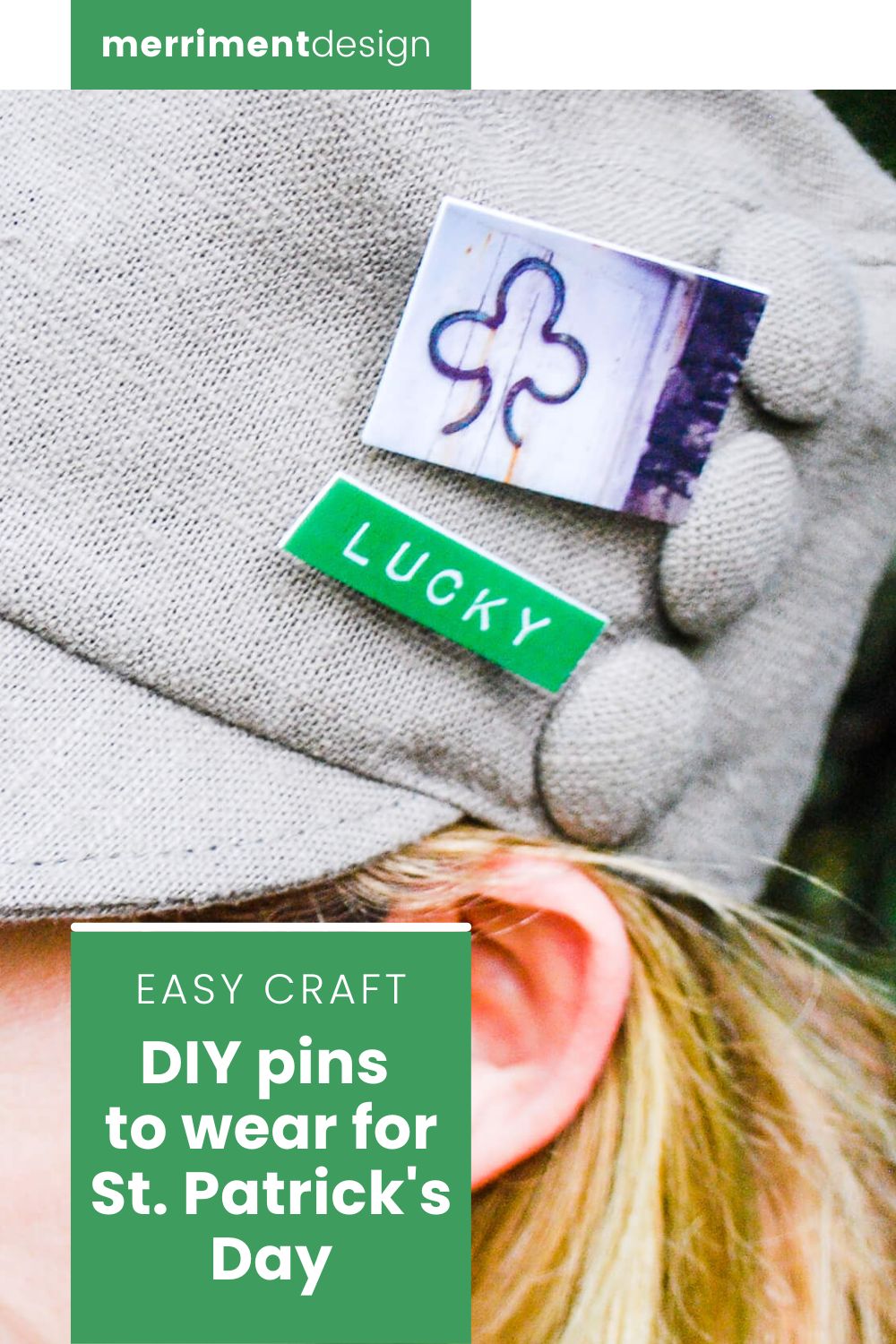 Easy St. Patrick’s Day craft idea - make Irish pins from Shrinky Dinks