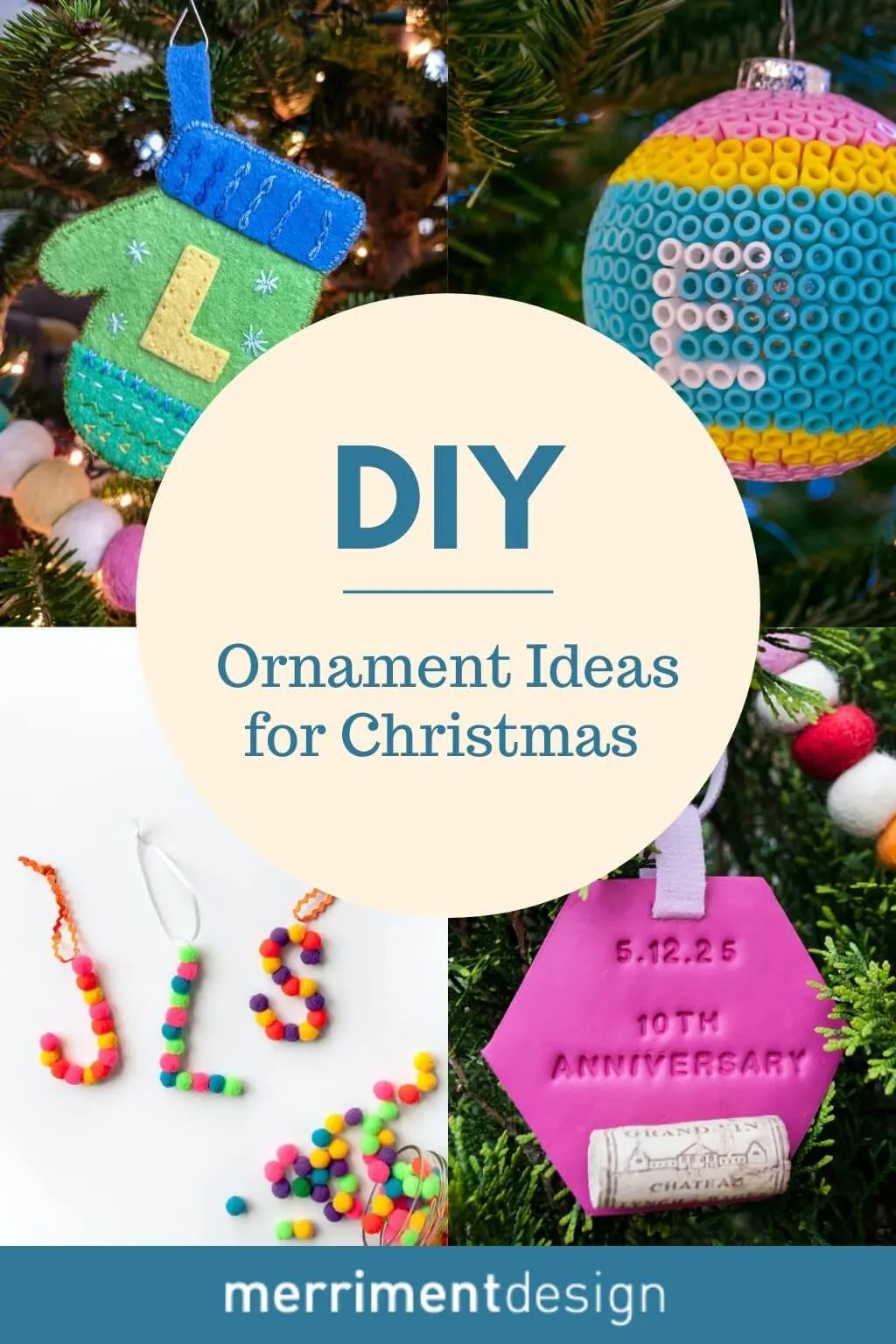 Cute DIY Christmas ornament ideas - personalized for kids, family ...