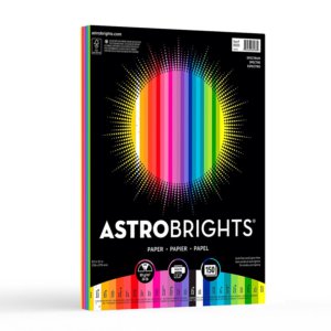 Astrobrights Color Paper 25-Color Assortment, 150 Sheets 