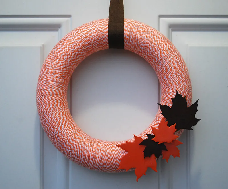 DIY Modern Fall Wreath