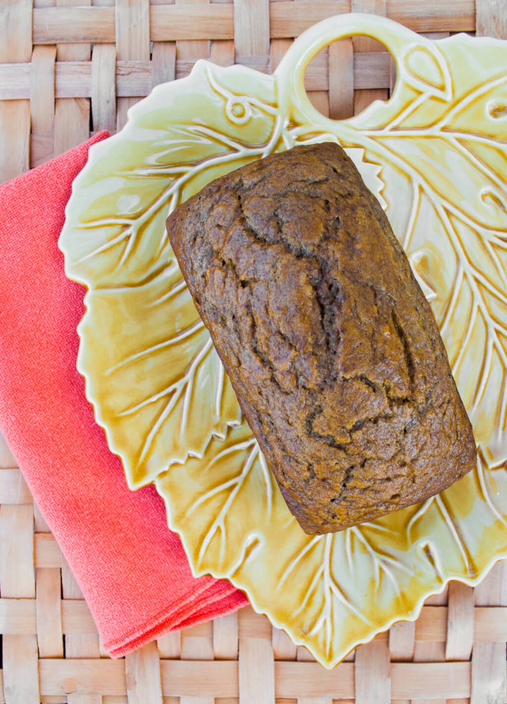 Healthy pumpkin banana bread recipe with pumpkin pie spices Merriment
