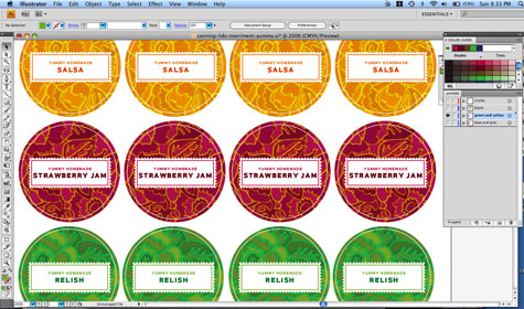 Free canning labels template