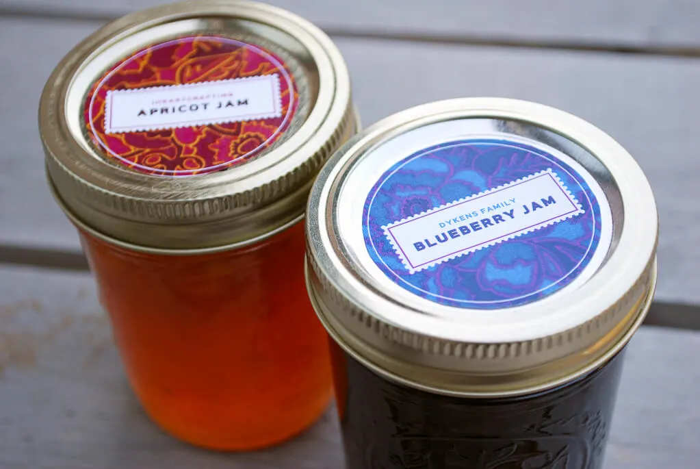 Printable canning labels - just download, type, and print