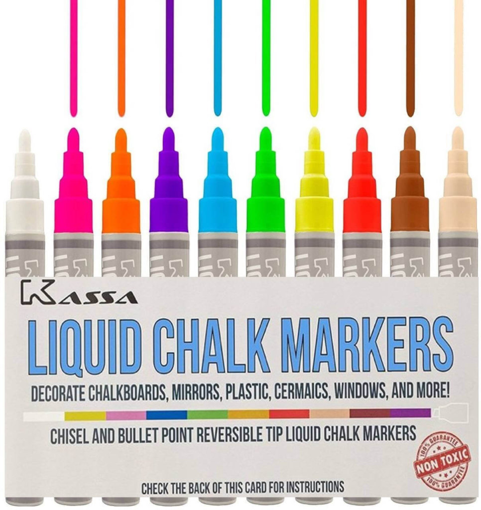 Liquid chalk markers