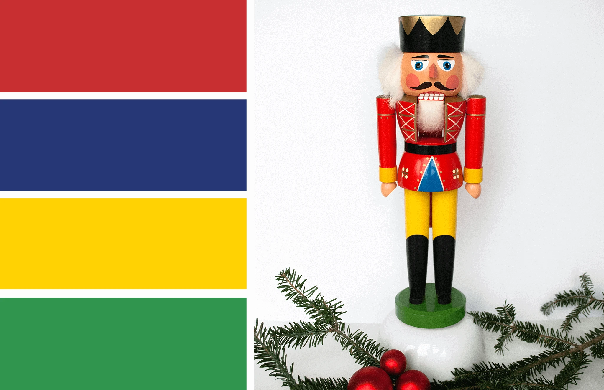 Color palette inspiration: German nutcrackers