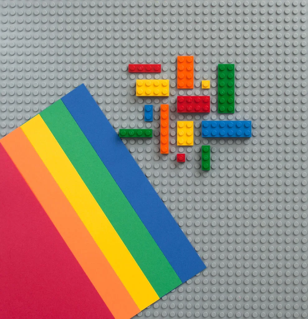 LEGO-inspired colors