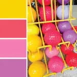 Summer color palette inspiration: Miniature Golf. Try this summer-inspired color palette on summer party decorations, cards, scrapbooking, summer wedding color palettes, birthday parties and more #Colorize #ABColorPalette #ad