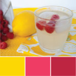 School's out for the summer color palette inspiration. Try this yellow and bright red color palette on your paper crafts, scrapbooks, seasonal wreaths, handmade cards, weddings, birthday parties and more #Colorize #ABColorPalette