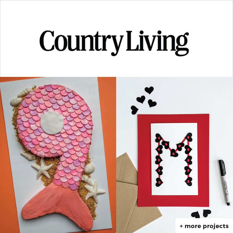 Kathy Beymer from Merriment Design's work featured at Country Living