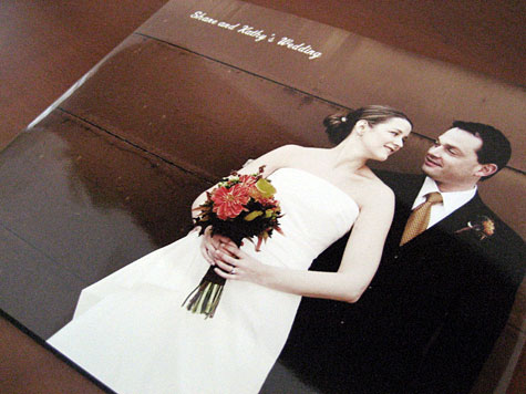 Blurb custom wedding book by Kathy Beymer