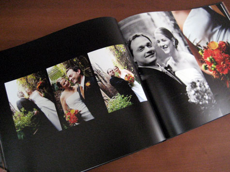 Blurb custom wedding book by Kathy Beymer