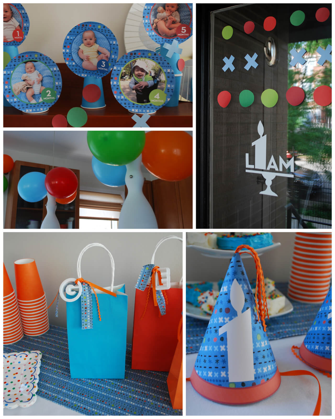 1st birthday party theme for boys: XOXO Hugs and Kisses