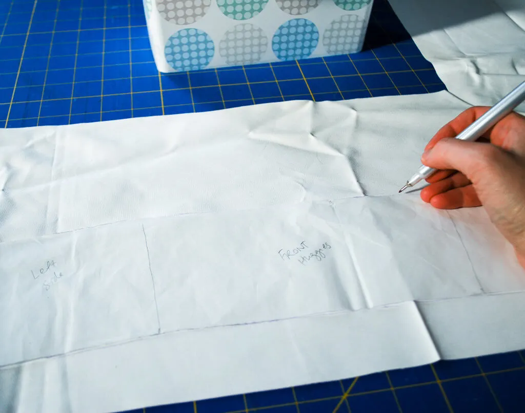 Marking pattern onto fabric