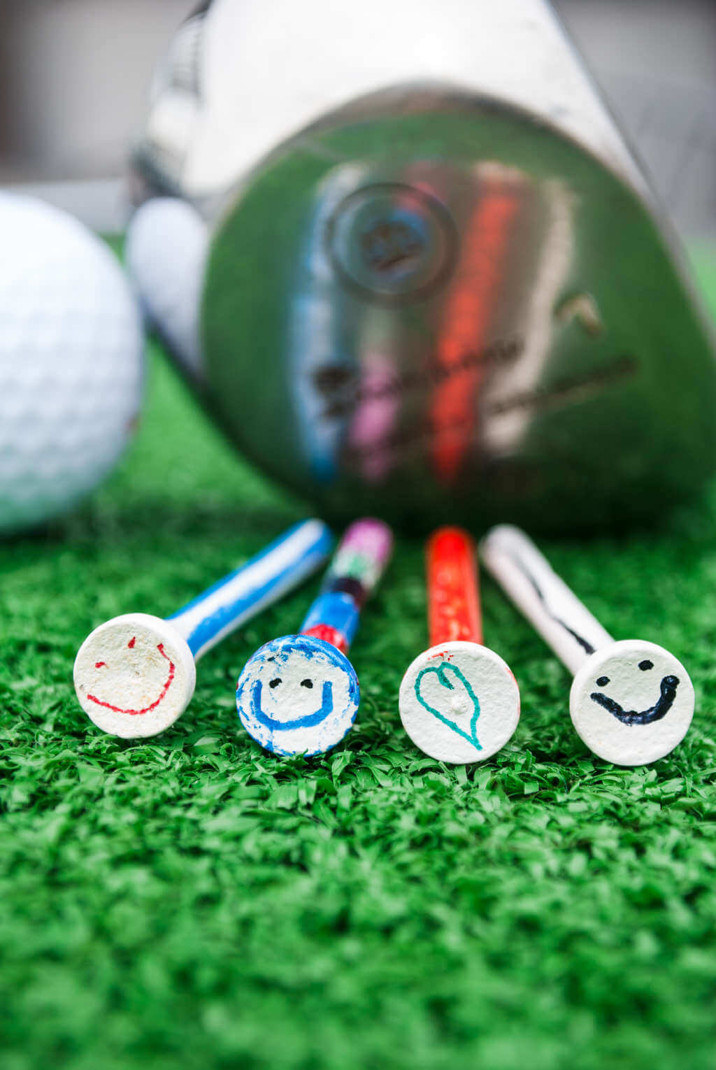 DIY golf present from kids