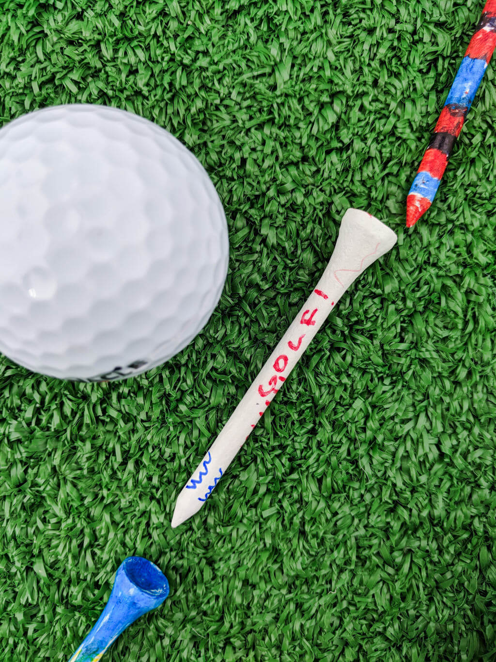 Golf marker golf ball tee