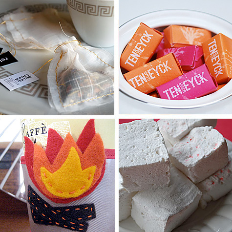 DIY gift ideas for tea lovers, coffee fans and hot cocoa junkies and free project tutorial