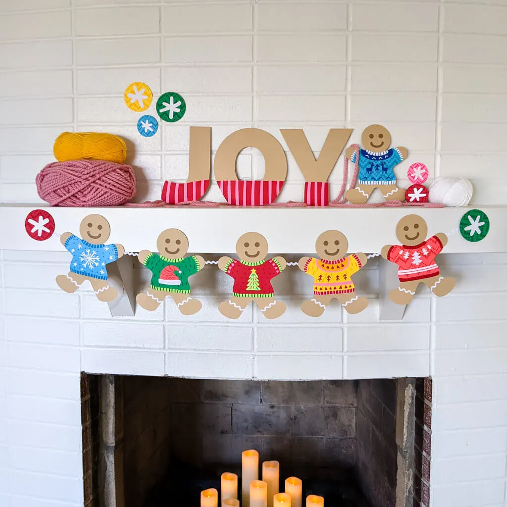Cute gingerbread DIY Christmas decorations wearing ugly sweaters ...