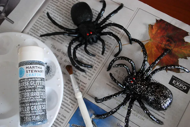 DIY Halloween Front Door Decoration - Subtle Spiderwebs