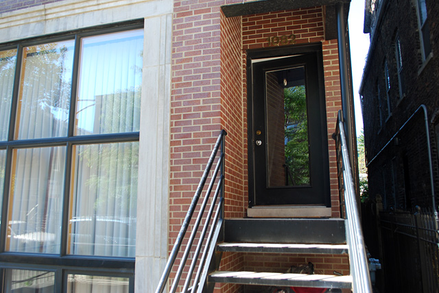 DIY Halloween Front Door Decoration - Subtle Spiderwebs