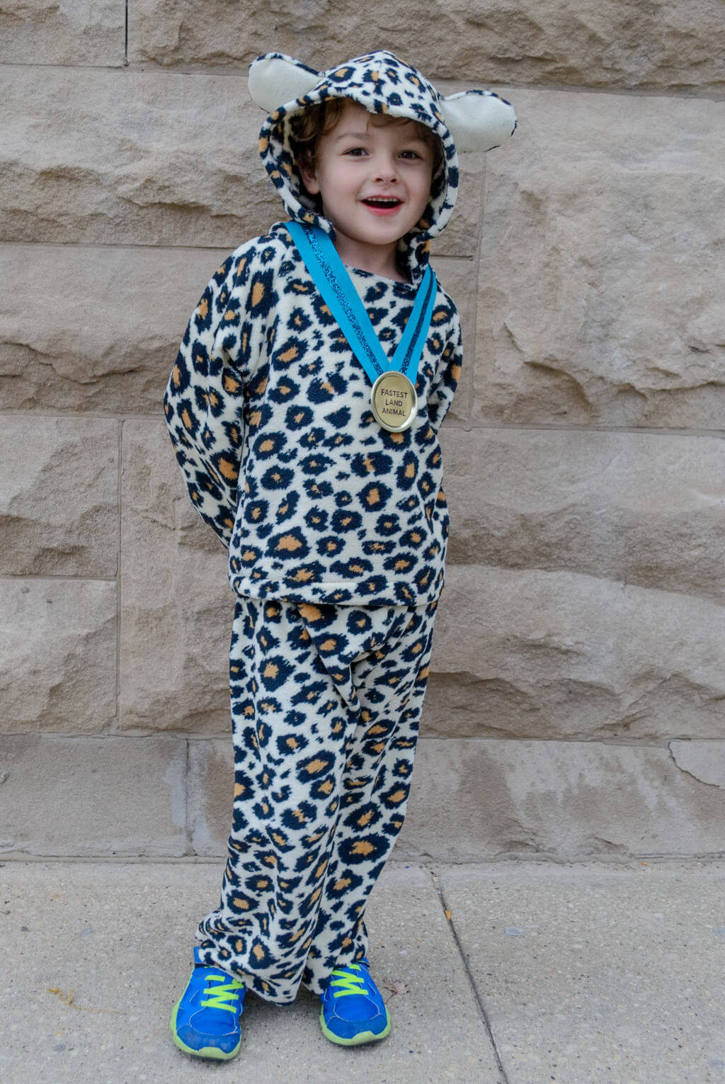 DIY kids cheetah Halloween costume