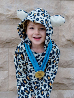 DIY kids cheetah Halloween costume