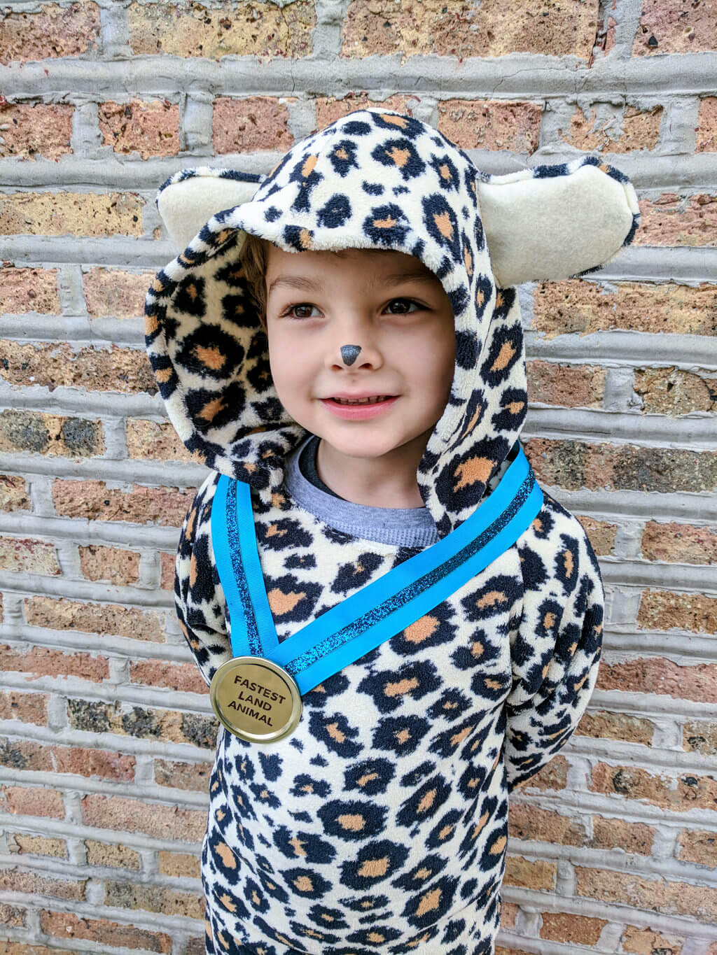 DIY kids cheetah Halloween costume