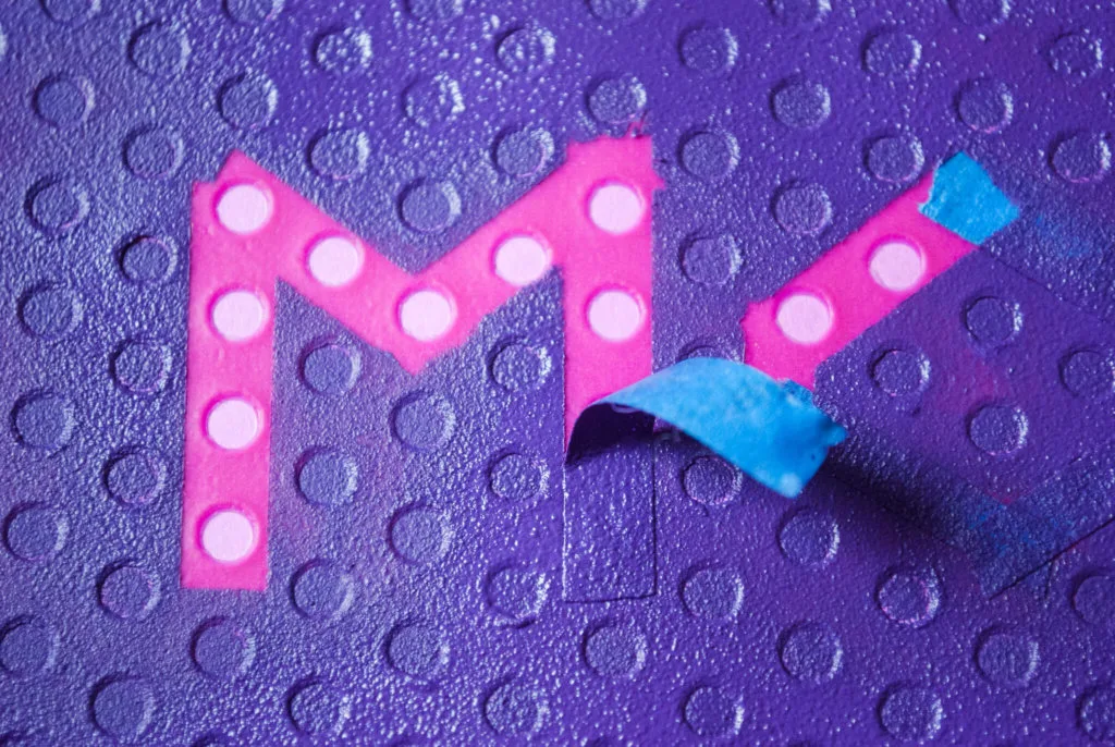 How to use polka dot adhesive stencils