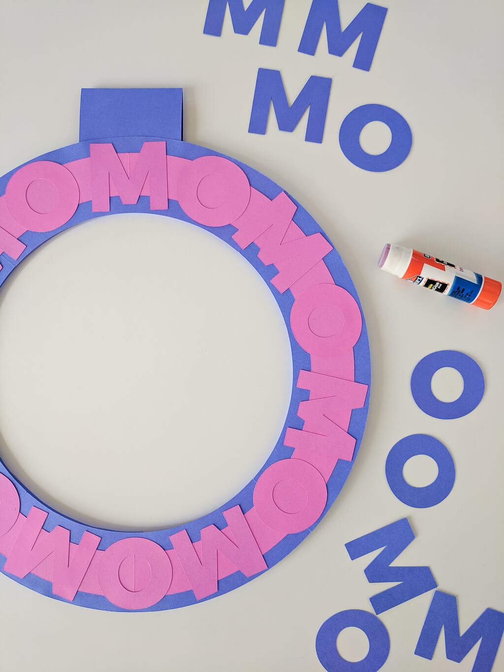 DIY Mother's Day wreath tutorial