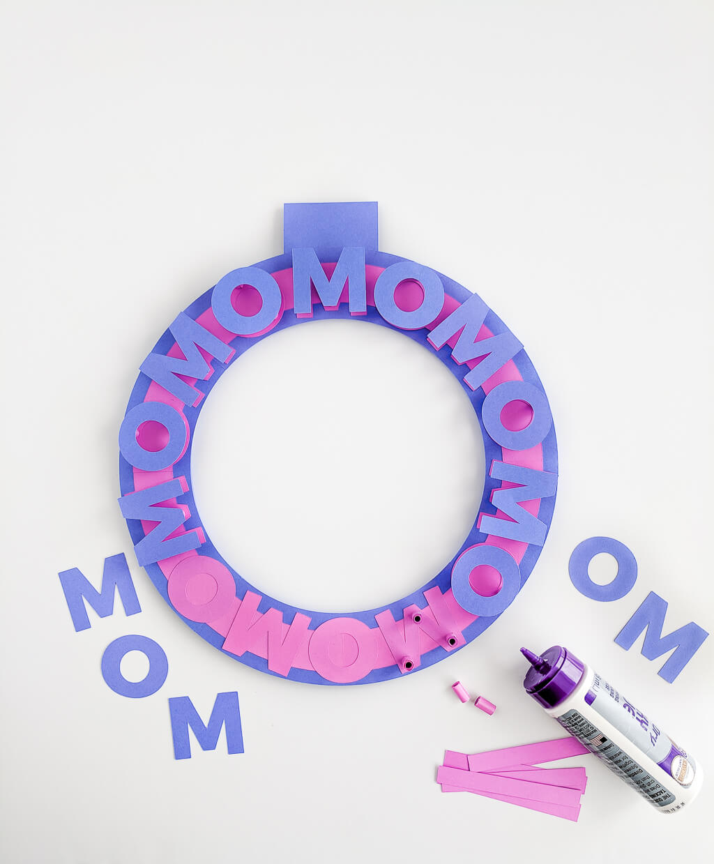 DIY Mother's Day wreath gift idea