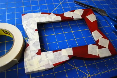 How to make a DIY photo frame masking tape craft idea and free tutorial