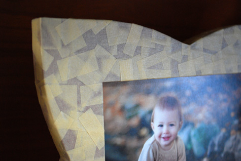 How to make a DIY photo frame masking tape craft idea and free tutorial